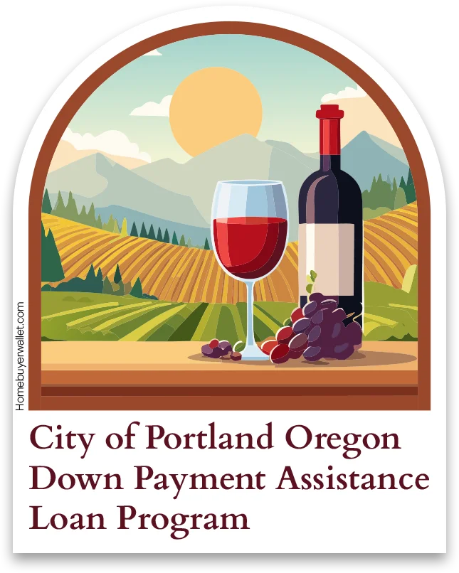 City-of-Portland-Oregon-Down-Payment-Assistance-Loan-Program-LOGO-Oregon-Homebuyer-Wallet-by-Kameron-Kang